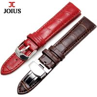 JOIUS寄懿 手表男配件针扣女表带蝴蝶扣皮表带手表带男女手表带配件