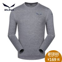 Salewa沙乐华 情侣速干T恤衫男圆领弹力跑步长T女打底2645226453