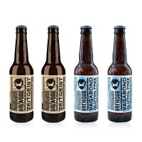 Brewdog酿酒狗 英国进口精酿啤酒 时代精神+流浪者黑啤 330ml*4瓶组合装