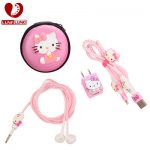 LUNA LUNO 卡通数据线保护套 苹果手机数据线保护套充电器保护线 数据线保护绳通用耳机绕线器 5件套