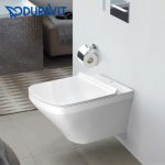 德国DURAVIT杜拉维特 253709 家用墙排式马桶节水入墙壁挂式坐便器(搭配二代水箱)
