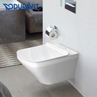 德国DURAVIT杜拉维特 253709 家用墙排式马桶节水入墙壁挂式坐便器(搭配二代水箱)