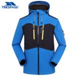 英国TRESPASS 春夏款户外登山衣 立体裁剪修身男款防水防风冲锋衣