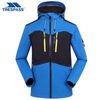 英国TRESPASS 春夏款户外登山衣 立体裁剪修身男款防水防风冲锋衣