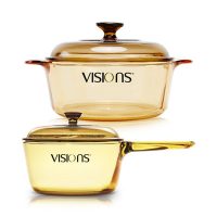 CORNING康宁 VISIONS晶彩 透明锅具套装 两件套2.25L+1.5L