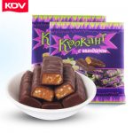KDV 俄罗斯进口 紫皮糖夹心巧克力1000g 零食喜糖果批发散装