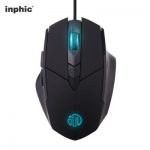 inphic英菲克 p-w1 有线鼠标静音无声USB笔记本家用电脑牧马人游戏电竞机械lol