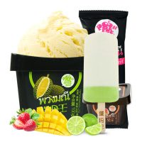 poonmanee蓬玛尼 全家福28支网红冰淇淋桶装杯装冰激凌水果雪糕冰糕冷饮棒冰(100g*6桶+70g*4盒+85g*18支)*2件