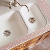 微笑工坊 水槽防水贴自粘洗菜盆吸水贴卫生间马桶吸湿防油浴室玻璃厨房贴纸