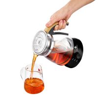 申花 SH909全自动煮茶器黑茶普洱茶玻璃养生壶家用电热蒸汽煮茶壶 1.0L