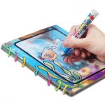 怀乐 3-6岁宝宝玩具环保涂鸦学习卡片填色图画画本儿童水画册画本