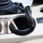 小白菜 N12A 汽车车载创意多功能烟灰缸车用车内个性金属烟灰缸带盖led灯通用 *2件