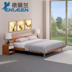 EVENILAND依丽兰 D款 现代简约家具双人床主卧室储物床经济板式床 180*200cm
