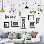 呢呢 创意温馨墙贴纸客厅卧室宿舍海报房间装饰品背景墙壁自粘墙纸贴画 多尺寸同价