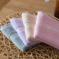 LENCIER兰叙 五星酒店全棉方巾精梳情侣面巾吸水成人洗脸巾 30*30cm 55g