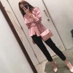 莫歌 2017秋装新款女装潮欧洲站时尚气质两件套春秋季名媛小香风套装夏