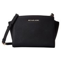 Michael Kors迈克科尔斯 女士 真皮经典耳朵包黑色款 Womens Jet Set Travel Lg Ew Shoulder Bag Black (Black 001) 均码