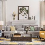 优梵艺术 简约现代可拆洗布艺沙发小户型时尚四人位组合客厅家具