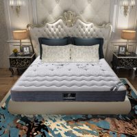 EVENILAND依丽兰 天然乳胶偏软床垫 金骑士 独立袋装弹簧双人席梦思定制床垫 180*200*22cm
