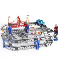 TL童励 1208 托马斯小火车套装轨道车电动火车 儿童玩具车轨道赛车汽车男