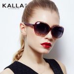 KALLA凯岚 新款偏光太阳镜女时尚圆脸大框墨镜夏季优雅简约太阳眼镜 王丽坤代言