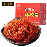 老川东 灯影牛肉丝 牛肉干四川特产辣味小吃零食 麻辣 香辣味260g