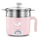 AJL安家乐 AJL-15E. 多功能电热锅宿舍泡面电煮锅学生家用火锅迷你小电锅煮面锅 304不锈钢 1.5L