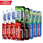 Colgate高露洁 劲白系列牙膏010套装 清新口气美白牙齿去黄去牙渍牙膏 120g*8支