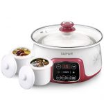 SUPOR苏泊尔 DZ16YC812-35隔水电炖锅白瓷燕窝炖盅煲汤锅煮粥锅 一锅3胆