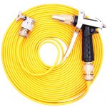 乐夏 高压洗车水枪家用水管套装压力浇花工具冲刷抢神器软管汽喷头 管长10m