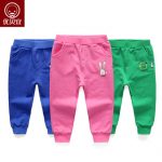 Yobeyi优贝宜 儿童休闲运动裤 春秋季 男童女童针织长裤 宝宝单条裤子Y16362266-01