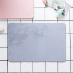 deHub O-07301 硅藻土吸水擦脚垫 浴室淋浴房门垫防滑速干卫生间圭澡硅藻泥地垫 60.2*40*1cm