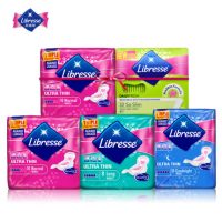Libresse轻曲线 原装进口卫生巾无荧光剂超薄防漏棉柔组合装日夜用 70片