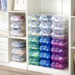 纳美嘉 9786加厚大号水晶鞋盒透明鞋盒鞋子整理收纳盒塑料鞋盒子10只装