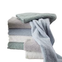 LENCIER兰叙 五星级酒店面巾152g精梳全棉加大加厚毛巾吸水 70*40cm *2件