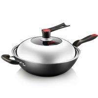 COOKER KING炊大皇 炒菜锅 铸铁燃气灶适用通用不生锈无涂层家用炒锅铁锅