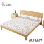 顺合美 泰国进口原料天然乳胶床垫 双人席梦思橡胶床垫 0.9m*2m*1cm