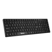 伯诗乐 KB101 笔记本台式电脑USB有线键盘 家用办公超薄巧克力外接键盘