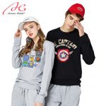 Arrive Guide 卫衣男秋季新款圆领套头打底衫潮牌嘻哈原宿bf风学生宽松薄款外套