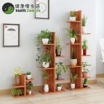 健康慢生活 多层多肉花架简约现代阳台客厅办公桌上迷你阶梯花架植物置物架 3层