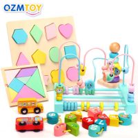 QZM巧之木 QZM-0423 宝宝绕珠串珠婴幼玩具男孩女儿童积木