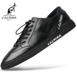 L’ALPINA阿尔皮纳 男鞋秋季2017新款真皮板鞋男休闲鞋皮鞋男士潮鞋百搭韩版