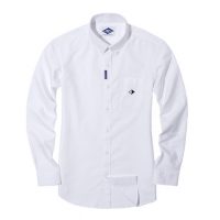 南极人 港风纯棉牛津纺白衬衫男长袖修身韩版休闲青年潮流潮牌衬衣 多色可选