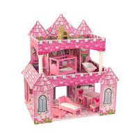 美国KidKraft公主城堡 木制仿真娃娃屋过家家梦幻别墅