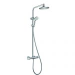 Hansgrohe汉斯格雅 柯洛梅达240(240mm大顶喷)恒温淋浴管搭配四功能手持 27246L