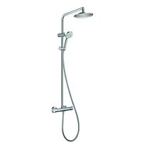 Hansgrohe汉斯格雅 柯洛梅达240(240mm大顶喷)恒温淋浴管搭配四功能手持 27246L