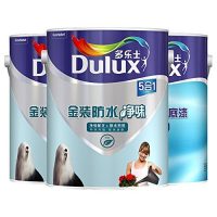 Dulux多乐士 金装防水净味五合一墙面漆礼包(面漆5L*2+底漆5L)