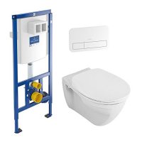 Villeroy﹠Boch德国唯宝 挂墙式坐便器 配cpuls釉面技术 220墙排