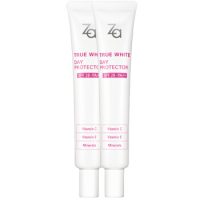 姬芮(Za) 甄选隔离2件套(新能真皙美白隔离霜35gx2)(隔离紫外线 提亮肤色 防晒SPF26) 赠Za答谢礼包