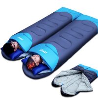 RXW 秋冬季成人睡袋 户外露营单双人睡袋 四季旅行室内羽绒棉睡袋 1.0kg